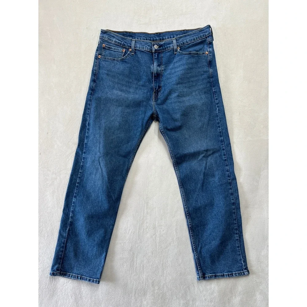 Levis 505 Regular Fit Mens Jeans Blue Medium Wash W40 L30 00505-2601